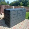Metallkast prügikastile 120L x 3